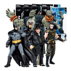 DC Gaming Build-A Wave 1 Batman: Arkham City 7-Inch Scale Action Figure Case of 4