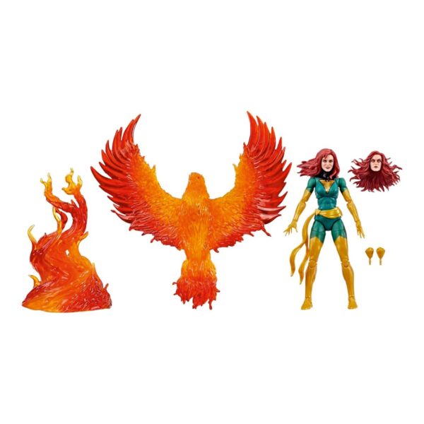 Marvel Legends Series Jean Grey with Phoenix Force Display, Deluxe X-Men Comics Collectible 6-Inch Action Figure