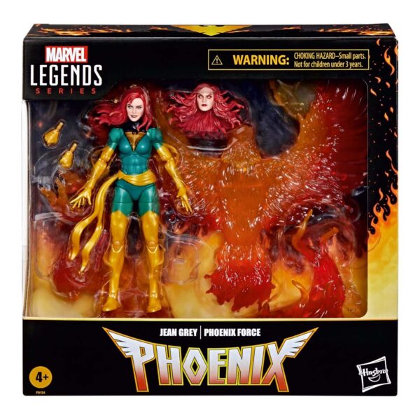 Marvel Legends Series Jean Grey with Phoenix Force Display, Deluxe X-Men Comics Collectible 6-Inch Action Figure - Image 2