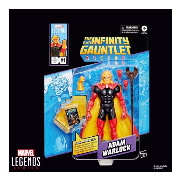 Marvel Legends Series Adam Warlock, Infinity Gauntlet Comics-Inspired Collectible 6-Inch Scale Action Figure - Image 2