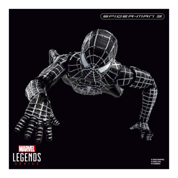 Marvel Legends Series Spider-Man, Spider-Man 3 Collectible 6 Inch Action Figure with Symbiote Accessories - Image 5