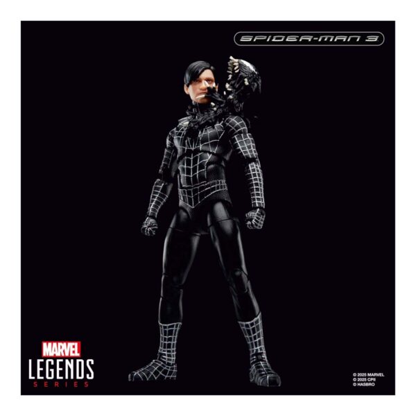Marvel Legends Series Spider-Man, Spider-Man 3 Collectible 6 Inch Action Figure with Symbiote Accessories - Image 3