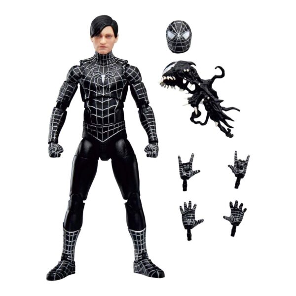 Marvel Legends Series Spider-Man, Spider-Man 3 Collectible 6 Inch Action Figure with Symbiote Accessories