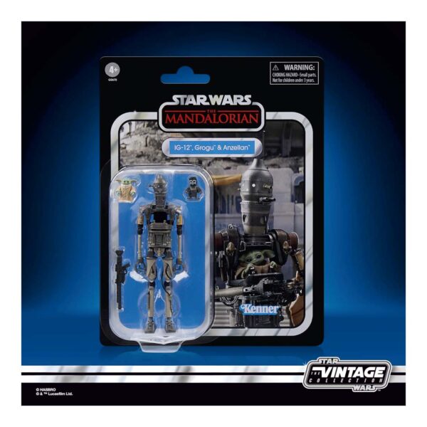 STAR WARS The Vintage Collection 3.75 Inch IG-12, Grogu & Anzellan, Deluxe The Mandalorian - Image 2