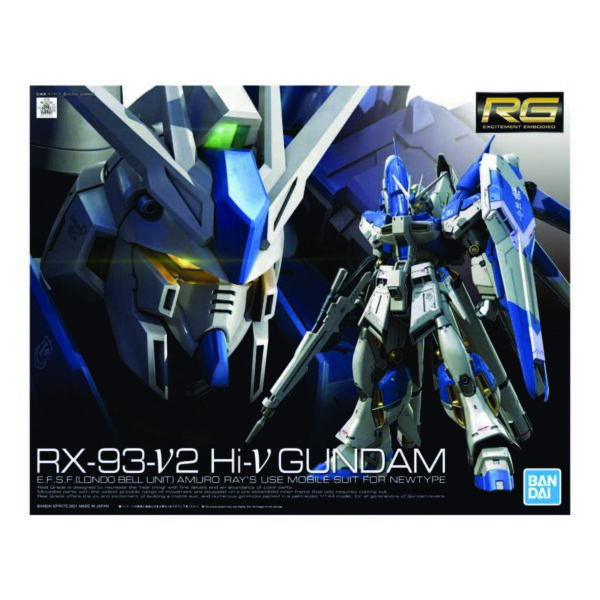 Mobile Suit Gundam: Char's Counterattack RG RX-93-v2 Hi-v Gundam 1/144 Scale Model Kit - Image 6