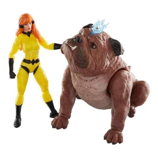 Marvel Legends Series Crystal and Lockjaw, Deluxe Comics Collectible 6-Inch Action Figures - Image 6