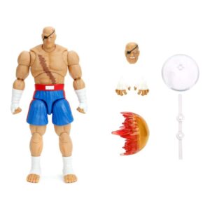 Jada Street Fighter II Sagat Deluxe 1:12 Scale Action Figure