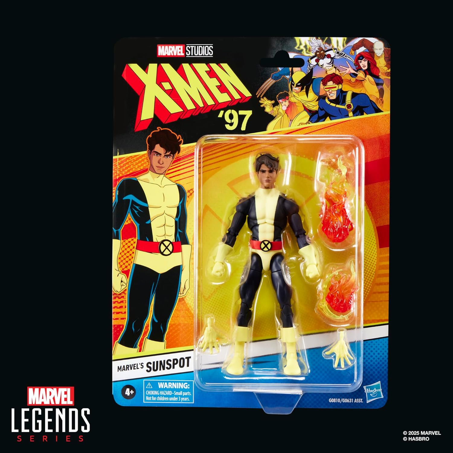 X-Men Marvel Legends Series Marvel's Sunspot, 97 Collectible 6-Inch Action Figure - Image 2
