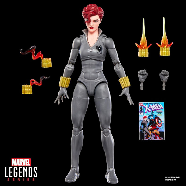 Marvel Legends Series Black Widow, Uncanny X-Men #268 (1990)6-Inch Scale Action Figure - Image 4