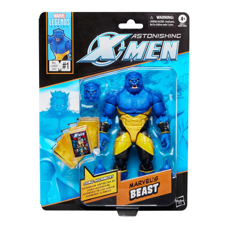 Marvel Legends Series Marvel's Beast, Astonishing X-Men Comics 6-Inch Scale Action Figure