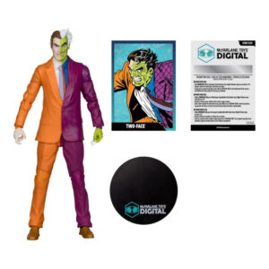 Two-Face (DC: The Silver Age) 7" Figure w/McFarlane Toys Digital Collectible